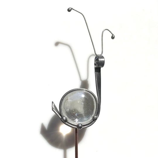 Snail Garden Plant Stake Suncatcher | Clear