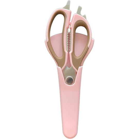 Aougo - Multi-Purpose Kitchen Scissors with Sharp Blades Stainless Steel Household Scissors New All-Purpose Scissors with Blade Cover for Chicken