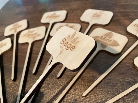 Herb Garden Markers Set Of 10 Signs For Plants