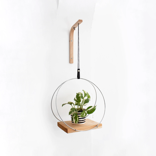 Wall Plant Hanger Hook For Hanging Plants Wood Hooks Indoor Or Outdoor Holder