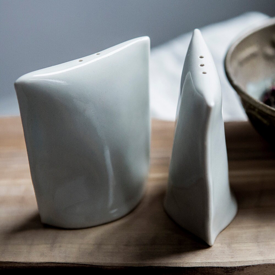 Porcelain Salt & Pepper Shakers
