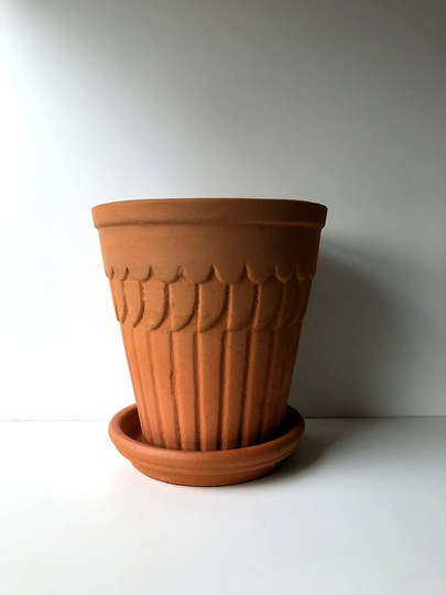 Angel Planter, Pot, Terra Cotta Wings, Feathers, 4 Inch Bird Holiday Christmas Spiritual