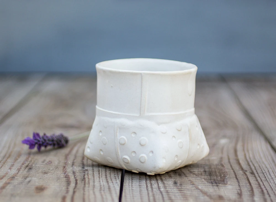 White Ceramic Planter, Small Vase, Modern Planter, Modern Flower Pot, Wedding Centerpiece Indoor Gardening