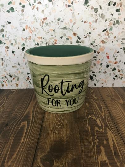 Alcohol Ink Planter