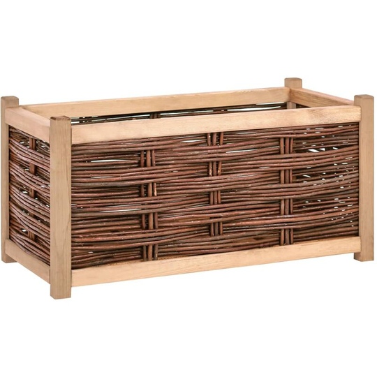 Topdeal - Garden Planter 80x40x40 cm Solid Pine Wood VDTD29525