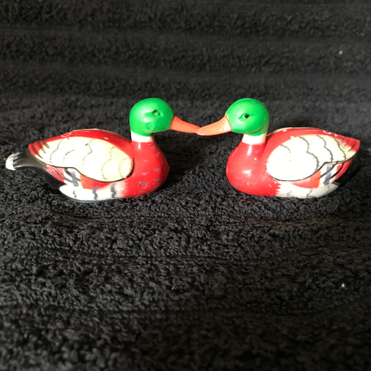 Vintage Decoy Duck Salt & Pepper Shakers New in Opened Box
