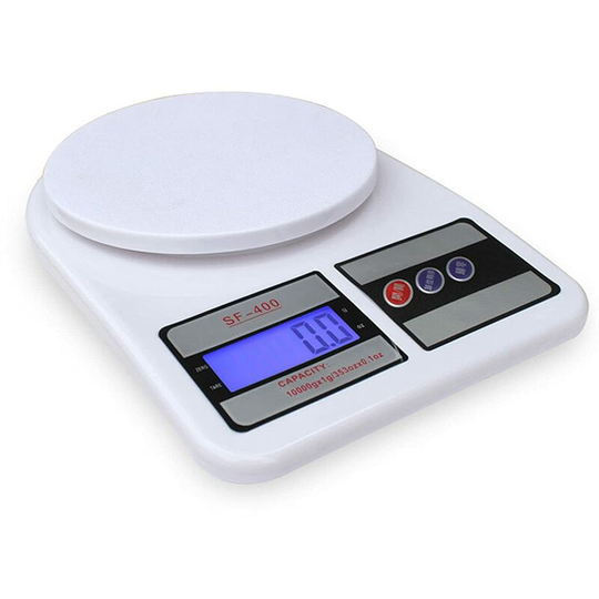 Osqi - Kitchen Scales 10kg Digital lcd Electronic Cooking Food Measuring Bowl Scale, Slim Design Accurate Precise Weight Measurement Scale for Home,