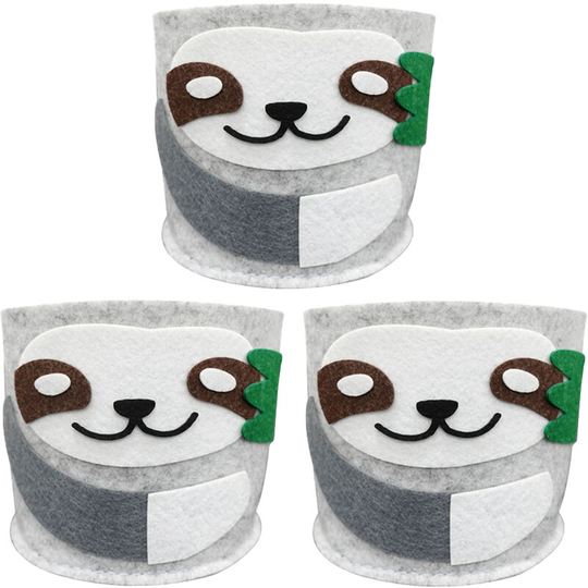Superseller - Sloth Panda Dog Cute Animal Shaped Cartoon Flower Planter Grow Bag Planter - Type 1