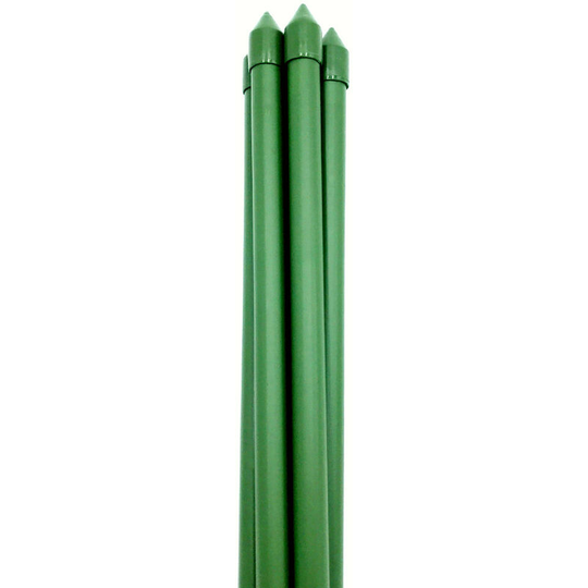 Ultra Heavy Duty Garden Plant Support Stakes + Connectors - 0.75m x 16mm ø (pack of 8)