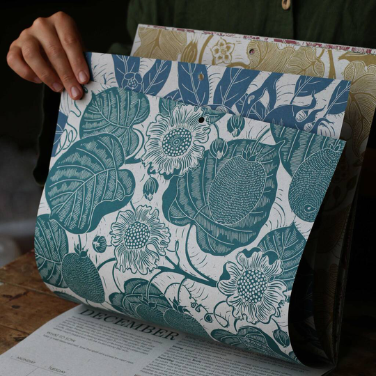 Growing Through The Season 2023 Lino Print Calendar