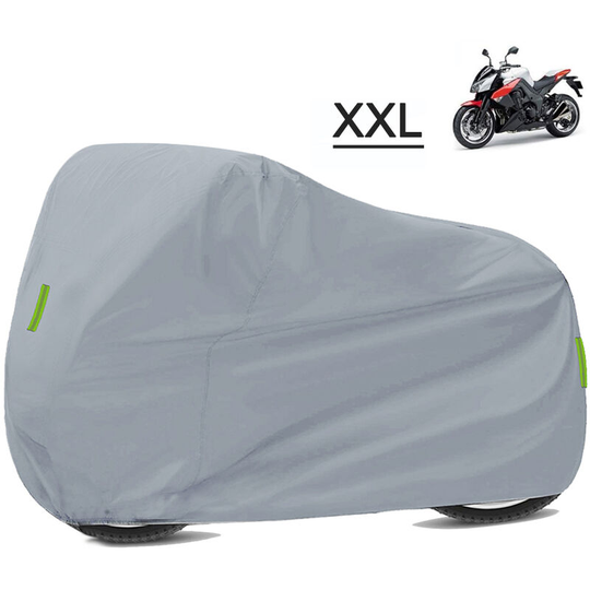 Lifcausal - Universal Motorcycle Cover - All Season Waterproof Outdoor Protection Against Dust, Debris, Rain and Weather(M-XXXXL) 210D Oxford cloth