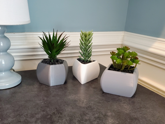 Minimalist Geometric Succulent Planter, Cache Pot, Nursery Planter
