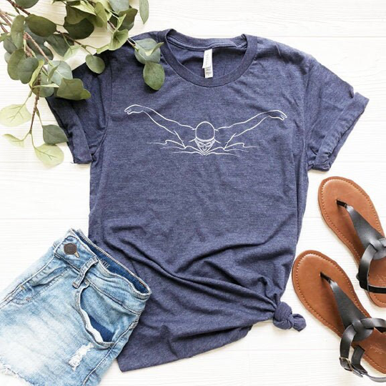 Just Keep Swimming Shirt, Season Swim Summer Gift, Travel Unisex T-Shirt, Relax Vacation Trip Shirt