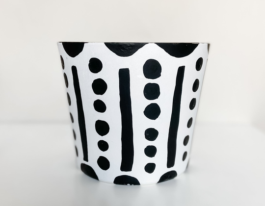 Medium Herin Hand-Painted Ceramic Planter