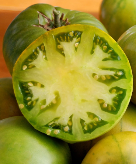 50 Excellent Aunt Ruby German Green Tomato Seeds Tomate Samen Zaad Zaden Pomodoro Semi Semillas Sementi Sementes Siemenet Tomat Graines