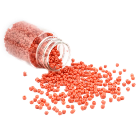 Rose Glass Seed Beads 2mm Glass, Beads, Jewelry Making Supplies