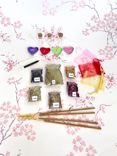 Beginner Witch Kit - 22 Piece ~ Witchcraft Starter Kit Witchy Essentials Perfect Gift For Baby Witch
