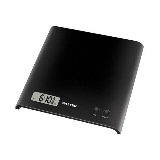Salter - Arc Electronic Kitchen Scale Black 1066BKDR