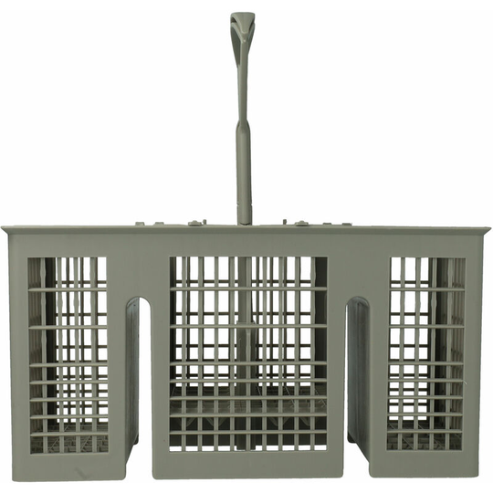 Cutlery Basket compatible with Siemens Four Season SF24231/05 Dishwashers - With Handle, Grey - Vhbw