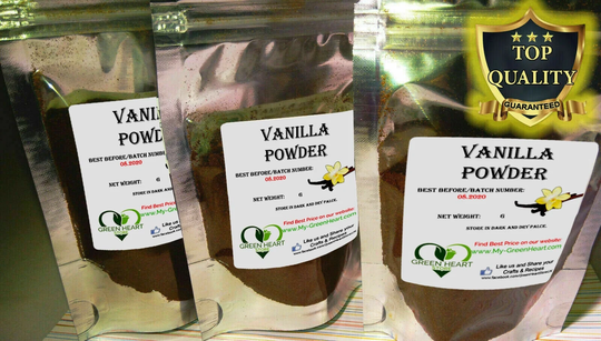 50G Madagascar Vanilla Pods Powder, Bourbon Beans Ground Powder For Baking, Cooking, Desserts, Chocolate
