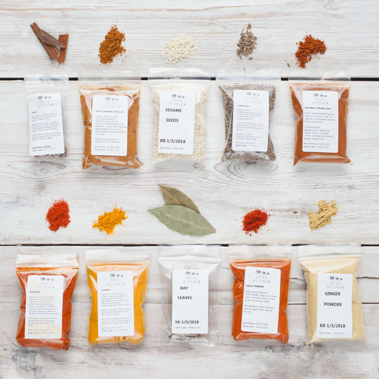 Ten Moroccan Spices - Tagine Ras El Hanout Baharat Gift For Foodie Chef Morocco Fresh Blended Spices