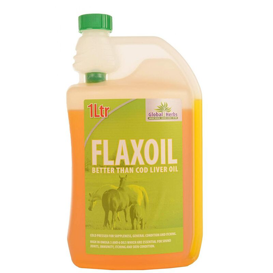 FlaxOil (1l) (Clear) - Clear - Global Herbs
