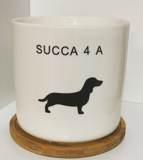 Dachshund Succulent Planter