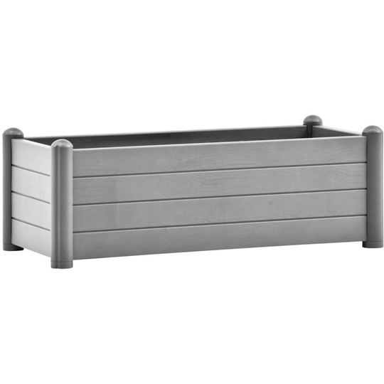 Vidaxl - Garden Raised Bed pp Stone Grey 100x43x35 cm Grey