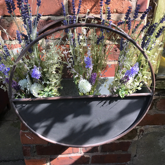 Galvanised Rustic Wall Plater