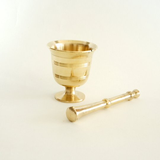 Brass Mortar & Pestle