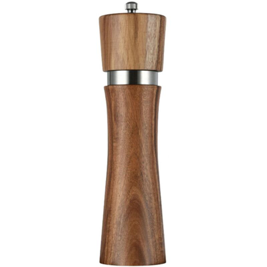 Fvbjd - Salt and Pepper Grinder Set - Wooden Salt and Pepper Shakers Set - Adjustable Coarseness Mill Grinders 8 inch color box packaging