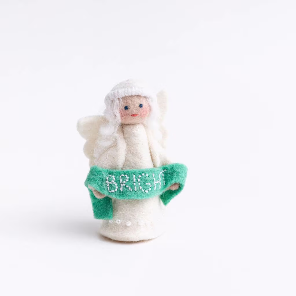 Felt Angel Ornament, Season's Blessing Bright, Christmas Ornament