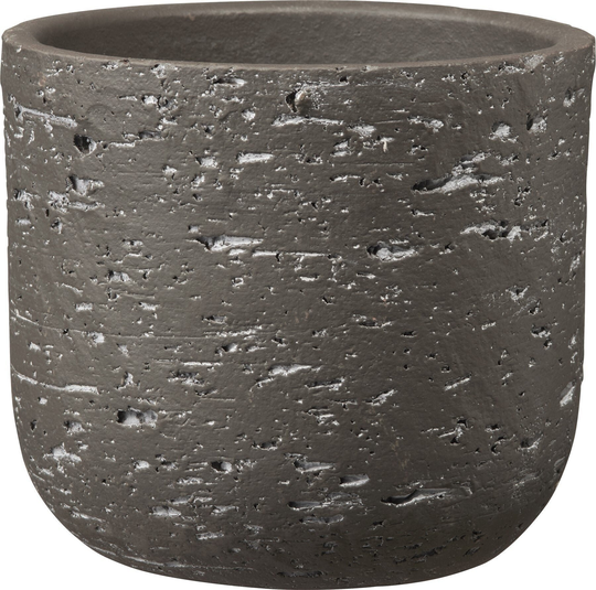 Xl Large Portland Ceramic Pot Wiped Dark Brown | W28 X H24cm - Fast & Free UK Delivery