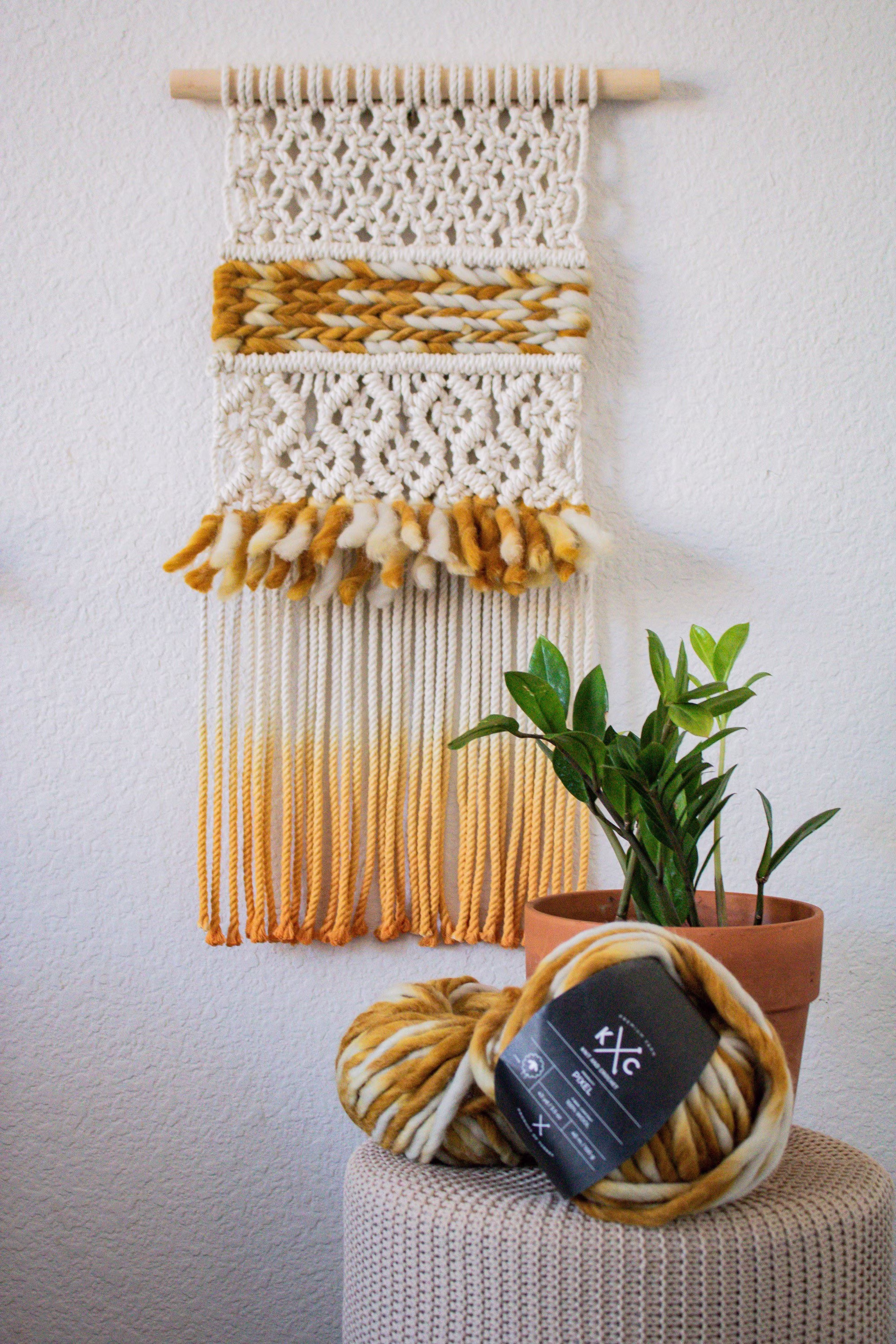 Golden Hour | Macrame Wall Art Vintage Style Boho Chic