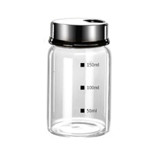 Glass Spice Jar Bottle For Seasoning Condiment Salt Pepper Storage With Lid Airtight Caps -150ML THSINDE