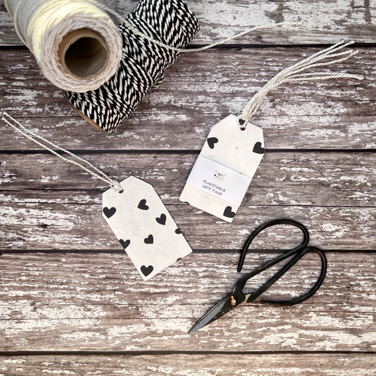 Heart Plantable Seed Gift Tags, Wildflower Tags