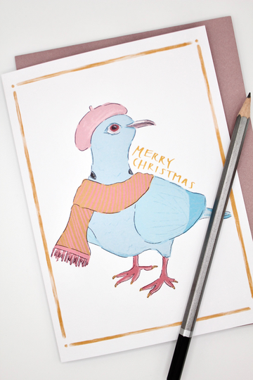 Christmas Card - "Collared Dove