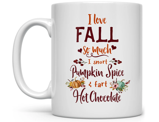 Funny Fall Mug, Sarcastic Coffee Autumn Lover Gift For Lover, Pumpkin Spice Season Mug