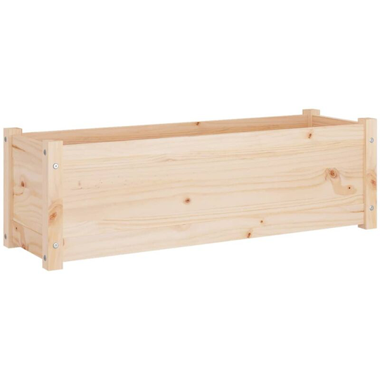 Vidaxl - Garden Planter 100x31x31 cm Solid Pinewood Brown