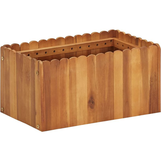 Asupermall - Garden Planter 50x30x25 cm Solid Acacia Wood