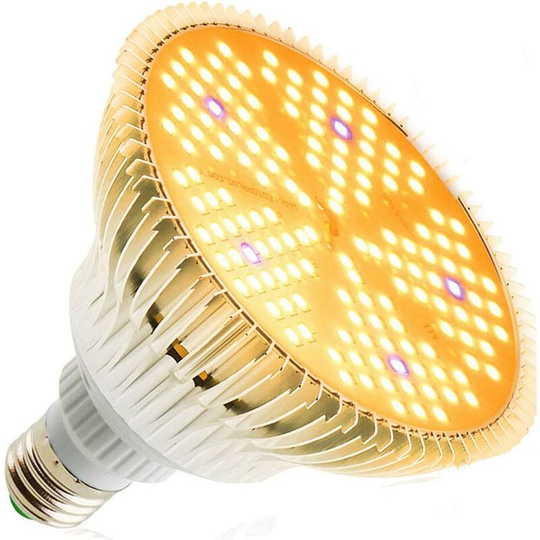 Perle Rare - 180W led Plant Lamp E27 Full Spectrum Grow Light, 150 LEDs Plant Light Grow Lamp Plant Lights Sun-like Plant Light Growth Lamp for