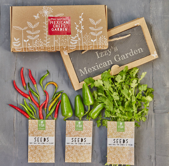 Personalised Mexican Chef's Garden Gift