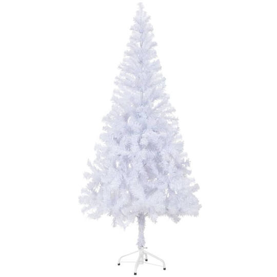 The Seasonal Aisle - 6ft White Pine Artificial Christmas Tree with Stand by White