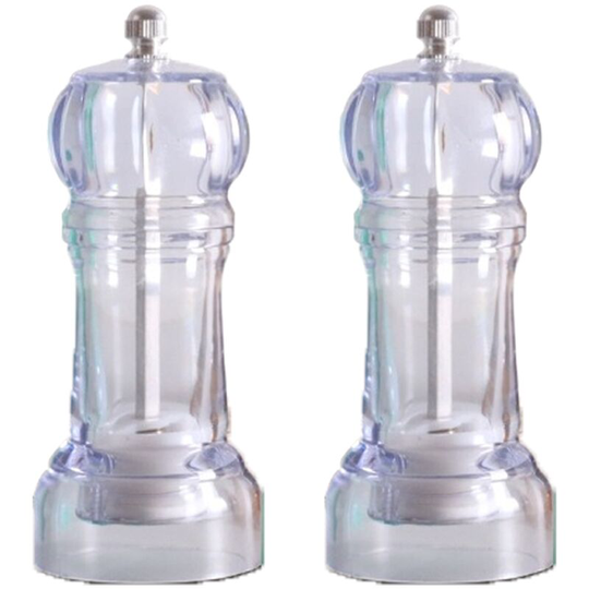 Hand Grinding Pepper Mill Pepper Grinder Western Food Supplies Western Food Seasoning Bottle White