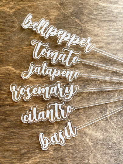 Acrylic Garden Stakes