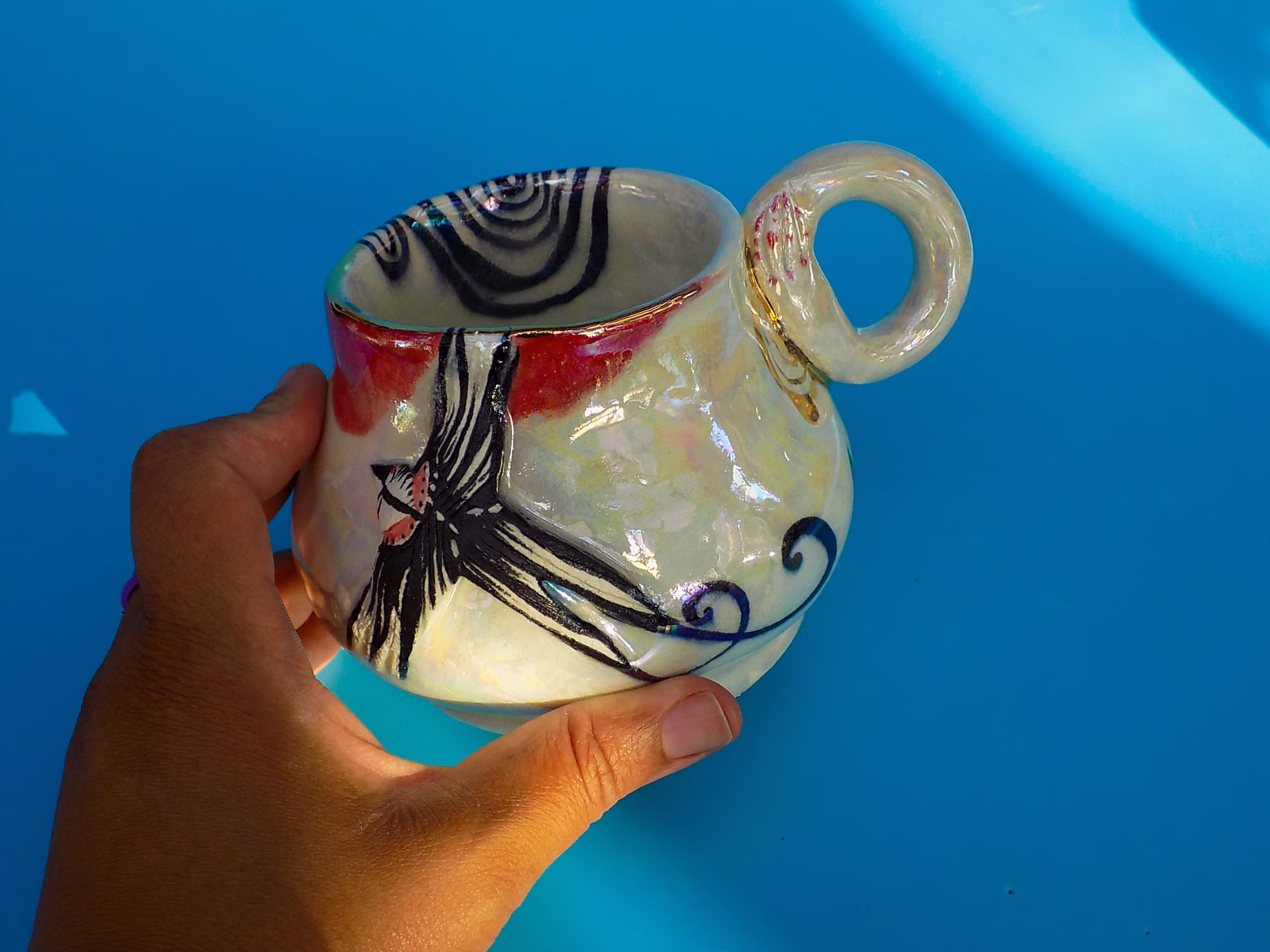 Porcelain, Ceramic, Succulent, Planter, Tea Cup