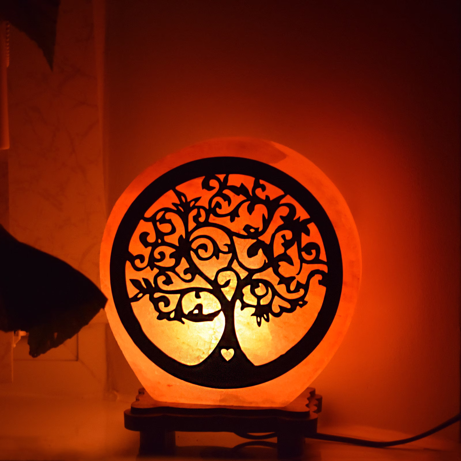 Himalayan Pink Salt Lamp - 5-6Kg Tree Of Life Crystal Rock Table Handmade Home Decor Gift