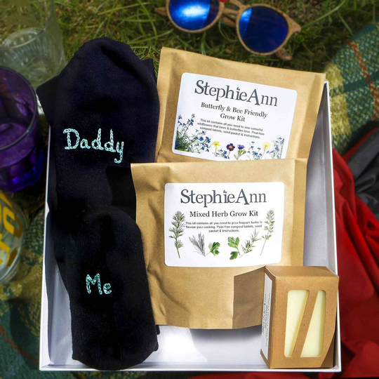 Daddy And Me Matching Socks And Grow Your Own Gift Box