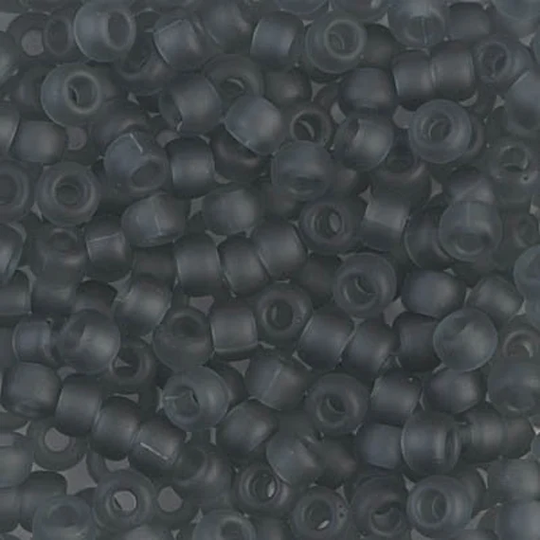 Seed Bead 6-152F Miyuki 6/0 Matte Transparent Gray 20 Grams Diy Beads