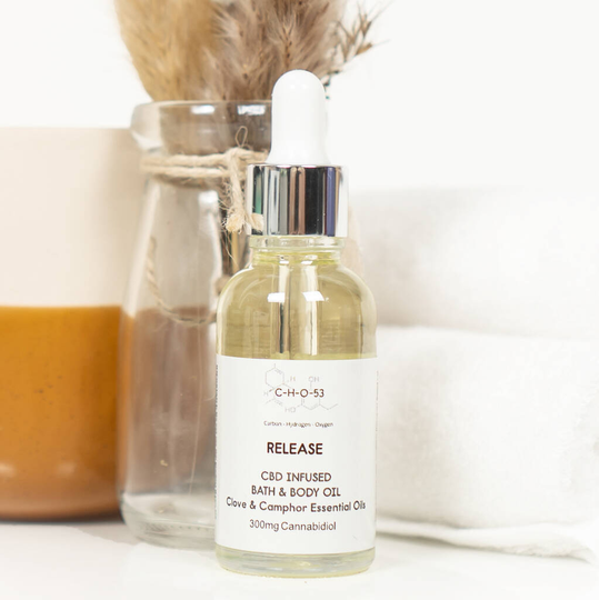 Clove And Camphor 300mg Cbd Infused Bath And Body Oil